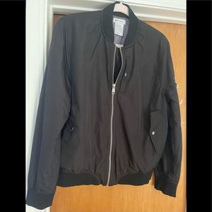 Peloton Black unisex bomber Jacket